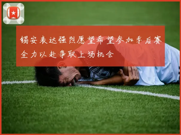 锡安表达强烈愿望希望参加季后赛全力以赴争取上场机会